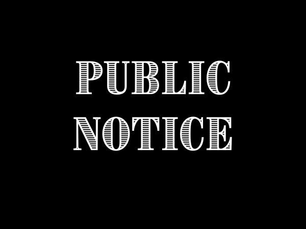 Public Notice