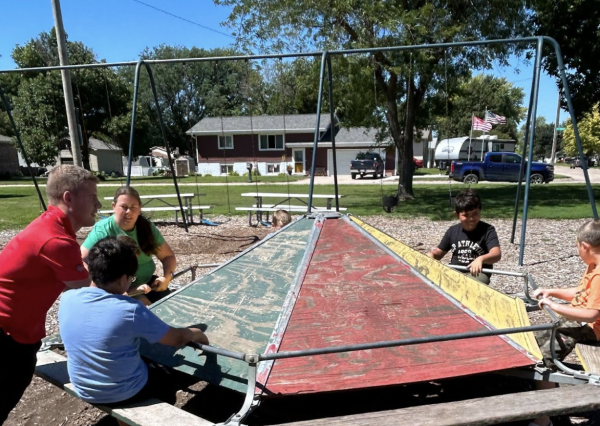 Playground with Students